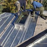 AFMR Atelier Fine Metal Roofing Ouray CO Skylight Standing Seam Stainless Steel